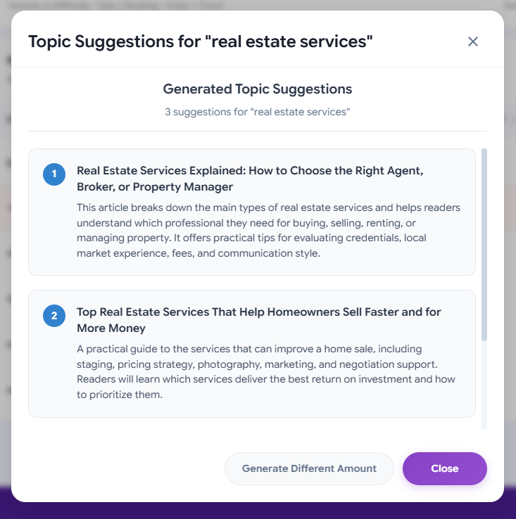 topic generator tool